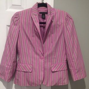 Apostrophe Stretch Pin Stripe Blazer